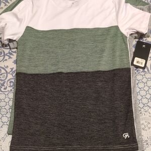 Golden Nation  3 T-Shirt Colorblock/Light Marl Gray/Light Marl Green M 10/12